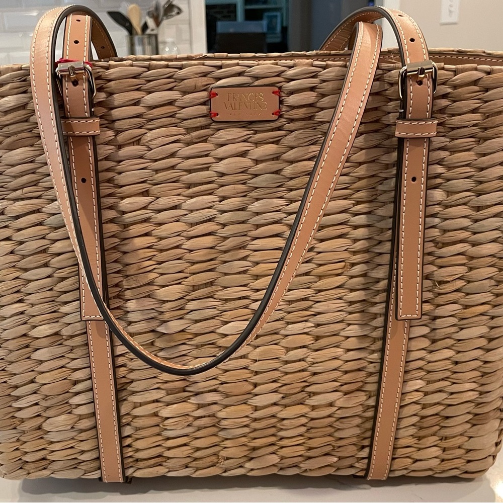 Frances Valentine Straw Bag